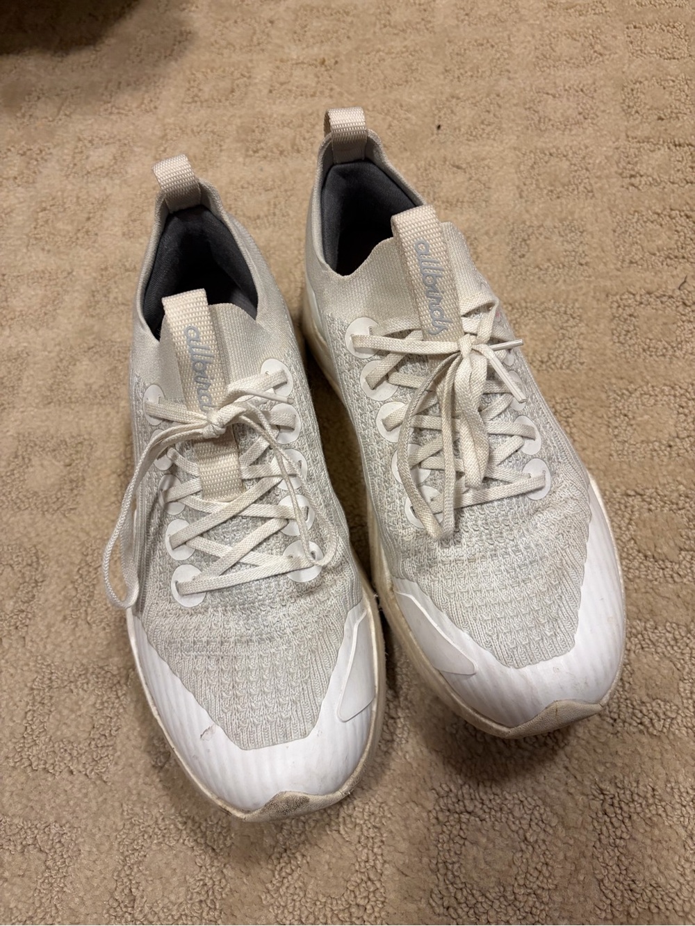 Women’s all bird Knit Running Shoes - White